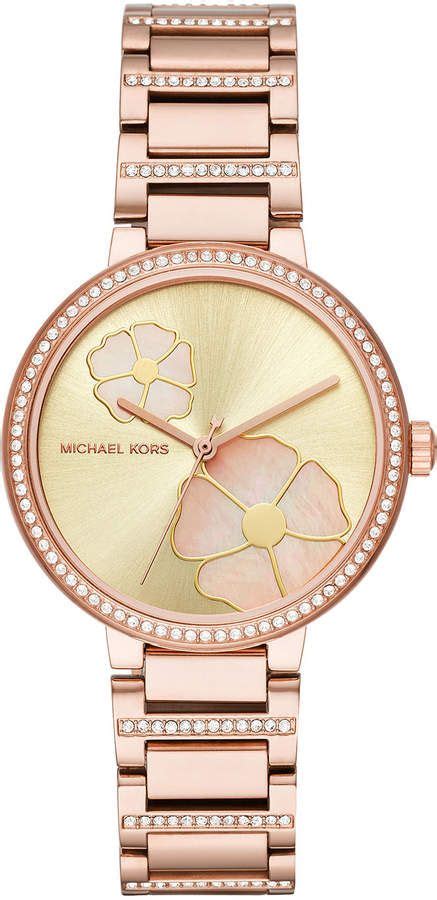 michael kors courtney flower watch|Michael kors Stunning ladies watch Courtney rose gold Rare .